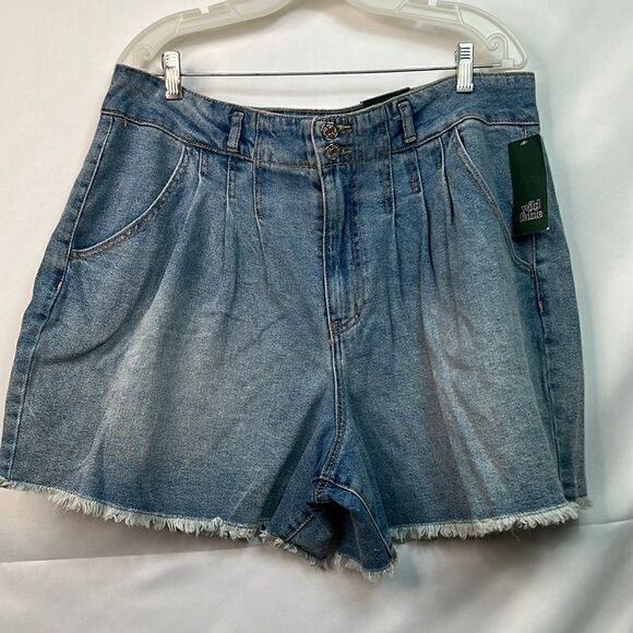 Wild Fable Highest Rise A line Denim shorts size 18 NWT - Picture 1 of 12
